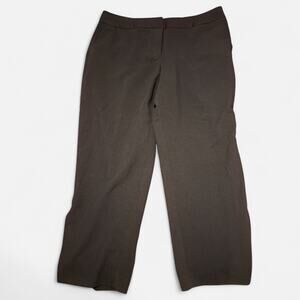 Worthington slit-hem ankle trousers, black – 16